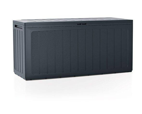 

Садовый ящик-сундук пластиковый для хранения PROSPERPLAST Boardebox MBBL280-S433 антрацит, Серый