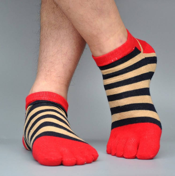 

Носки с пальцами ROPALIA 39-44 Красный