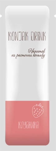 

Напиток из растения коньяку Shirataki "Клубника" (13,3 грамм)