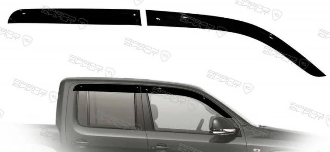 

Дефлекторы окон (ветровики) Volkswagen VW Amarok 2010-2022, VL - Cobra Tuning, V23309