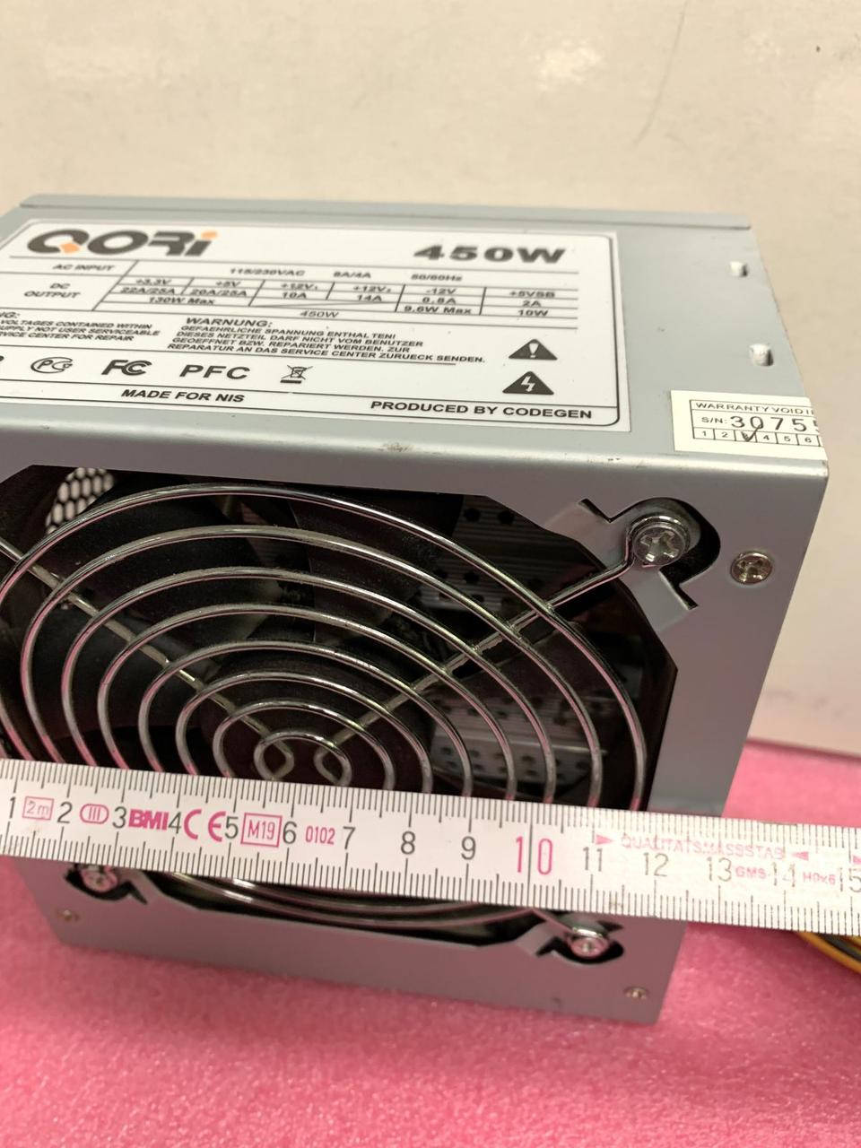 

Блок питания QORI 450W, блок питания для ПК