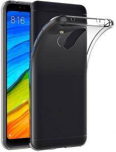 

Силиконовый прозрачный чехол для Xiaomi Redmi 5 Plus (бампер)