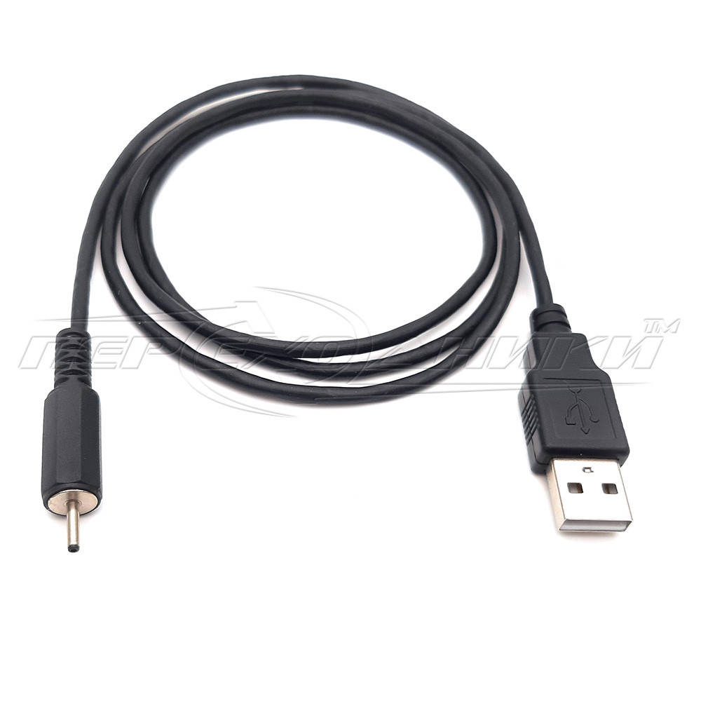 

Кабель питания USB to DC 2.0x0.6 мм (Nokia) 1.5, Черный