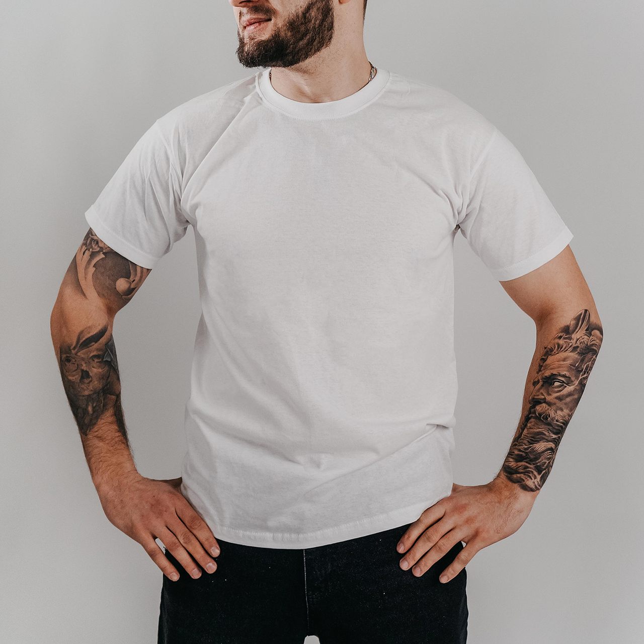 

Мужская футболка ValueWeight M, 30 Белый