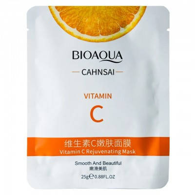 

Маска для лица с витамином С Bioaqua Cahnsai Vitamin C Rejuvenating Mask 25гр