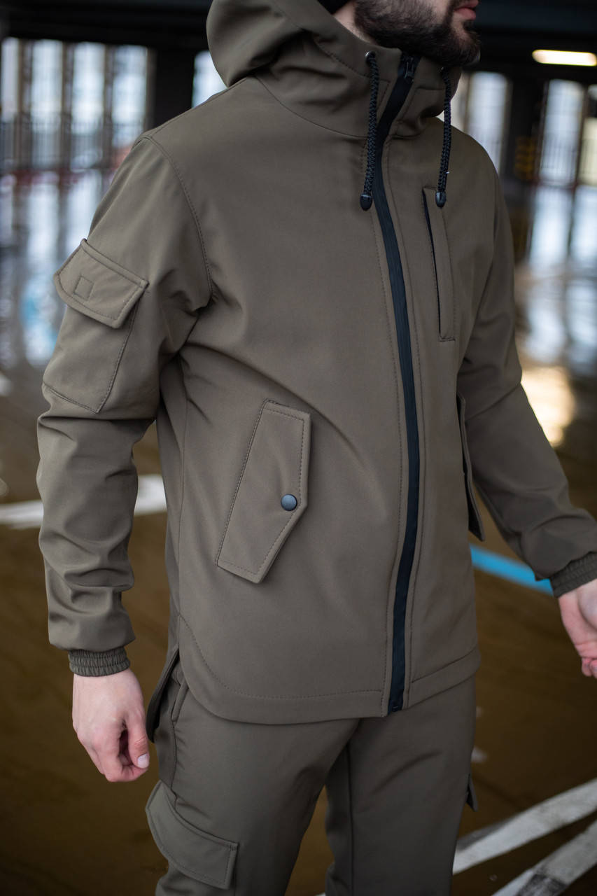 

Костюм мужской теплый Softshell M Хаки