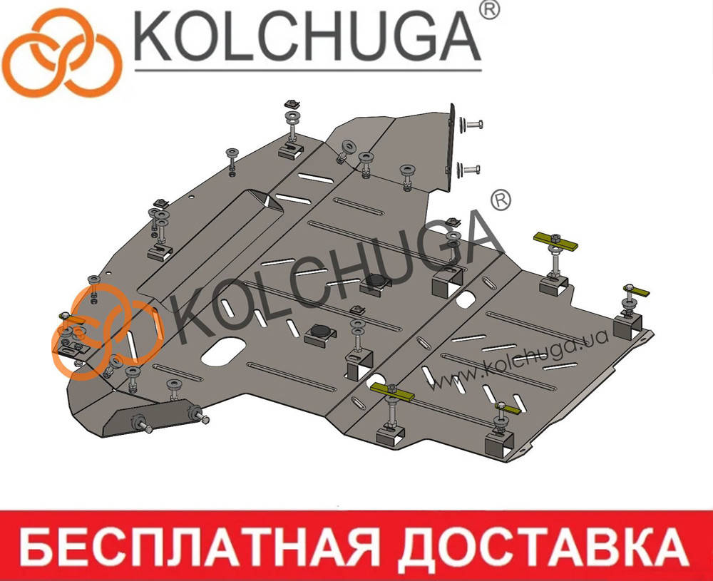 

Защита двигателя Audi A-4 B6 \ B7 (2000-2008) Кольчуга