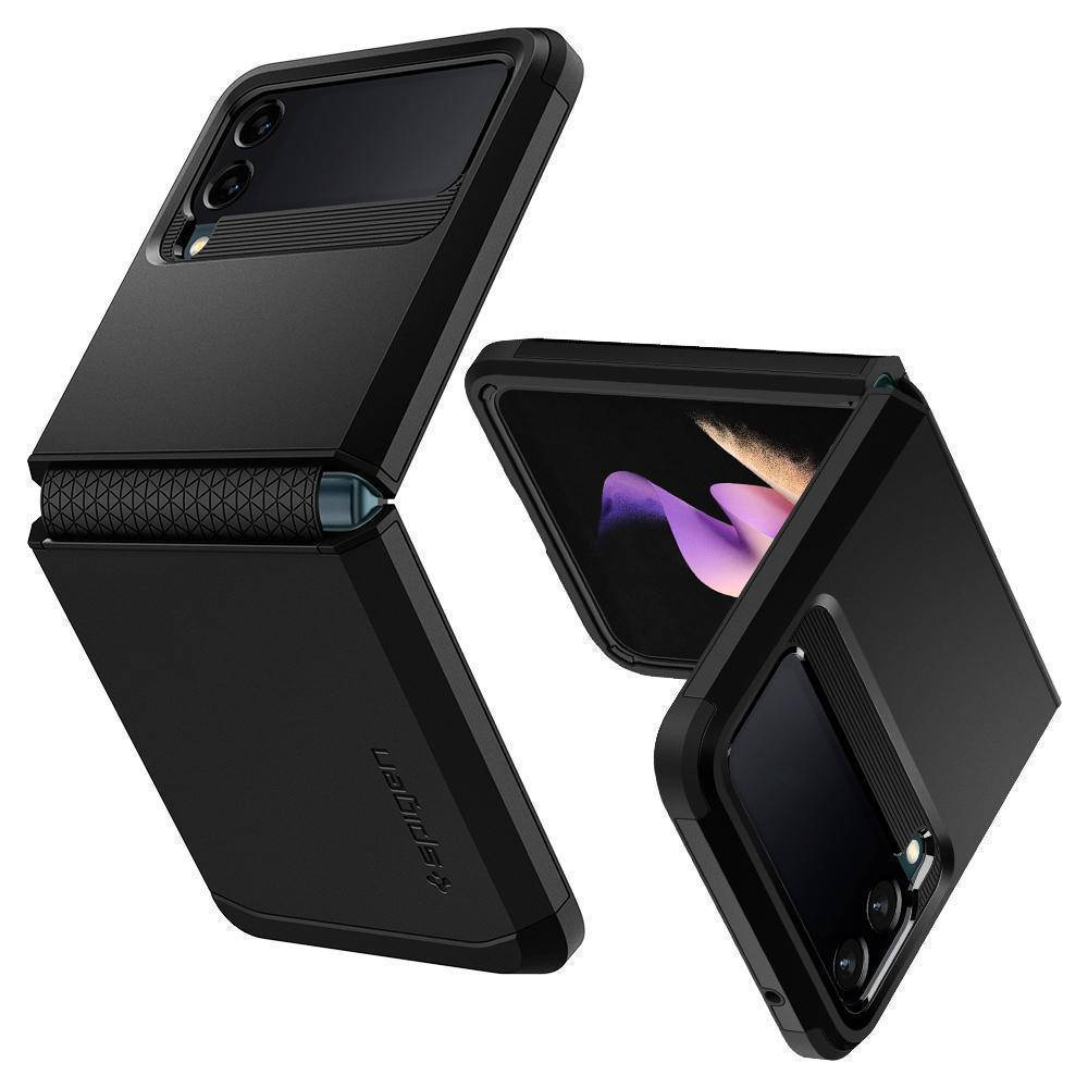 

Чехол Spigen Tough Armor для Samsung Galaxy Z Flip 3 Black (ACS03082), Черный