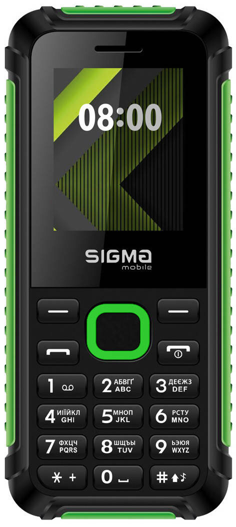 

Телефон Sigma X-Style 18 Track Black-Green