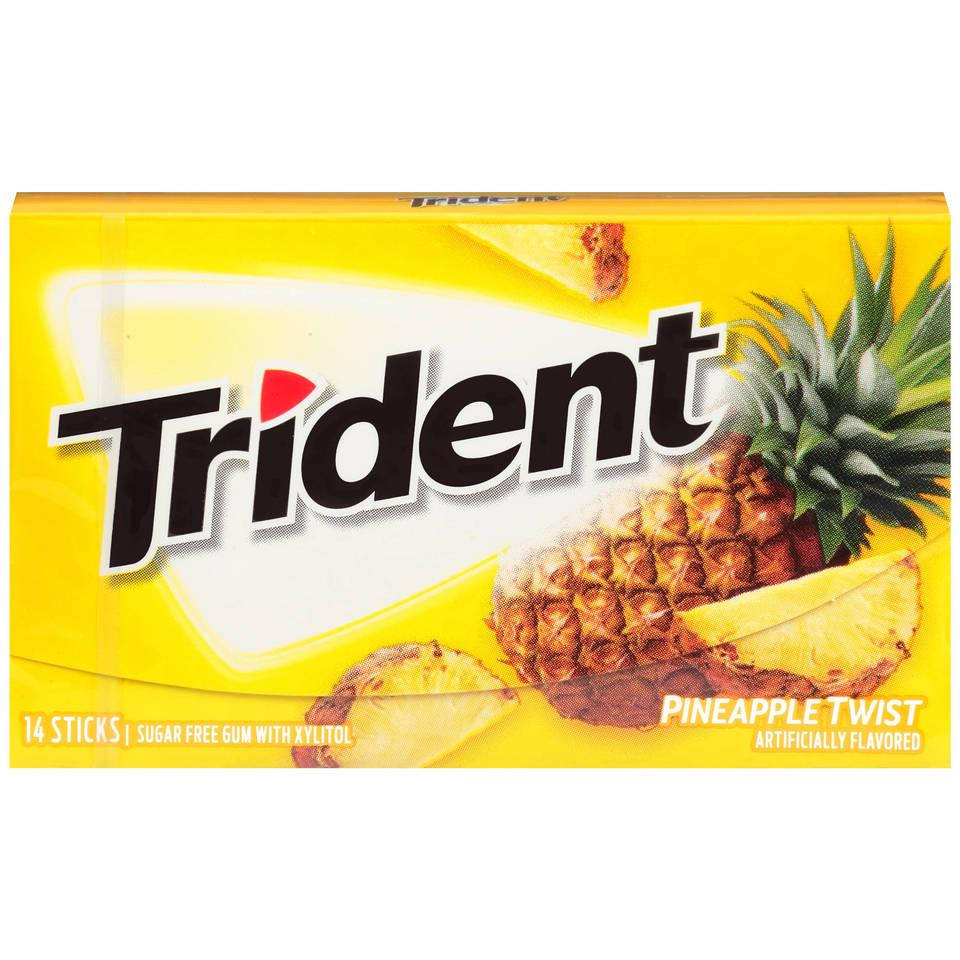 

Жвачки Trident pineapple 14 sticks