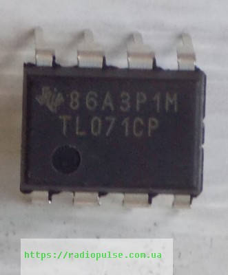 

Микросхема TL071CP ( TL071CN ) , DIP8