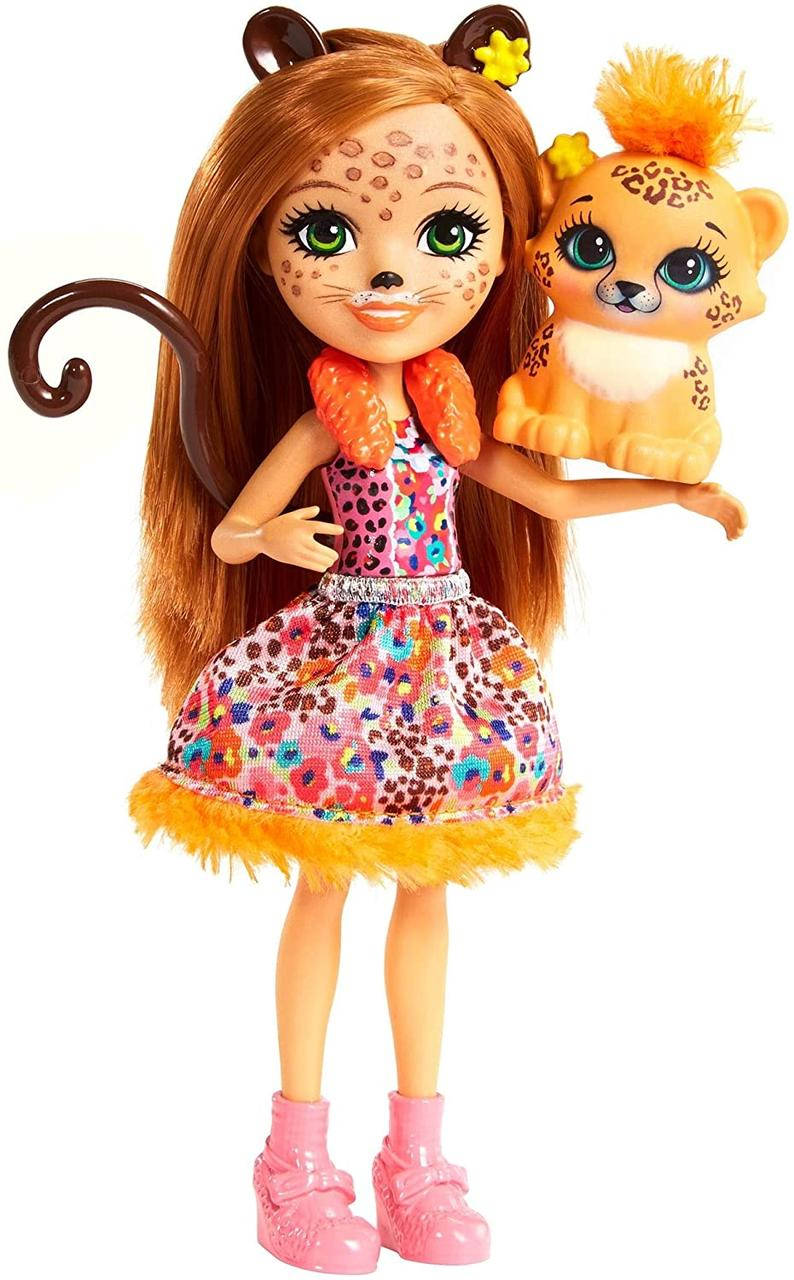 

Enchantimals Кукла Mattel Чериш Гепард Cherish Cheetah with Quick-Quick