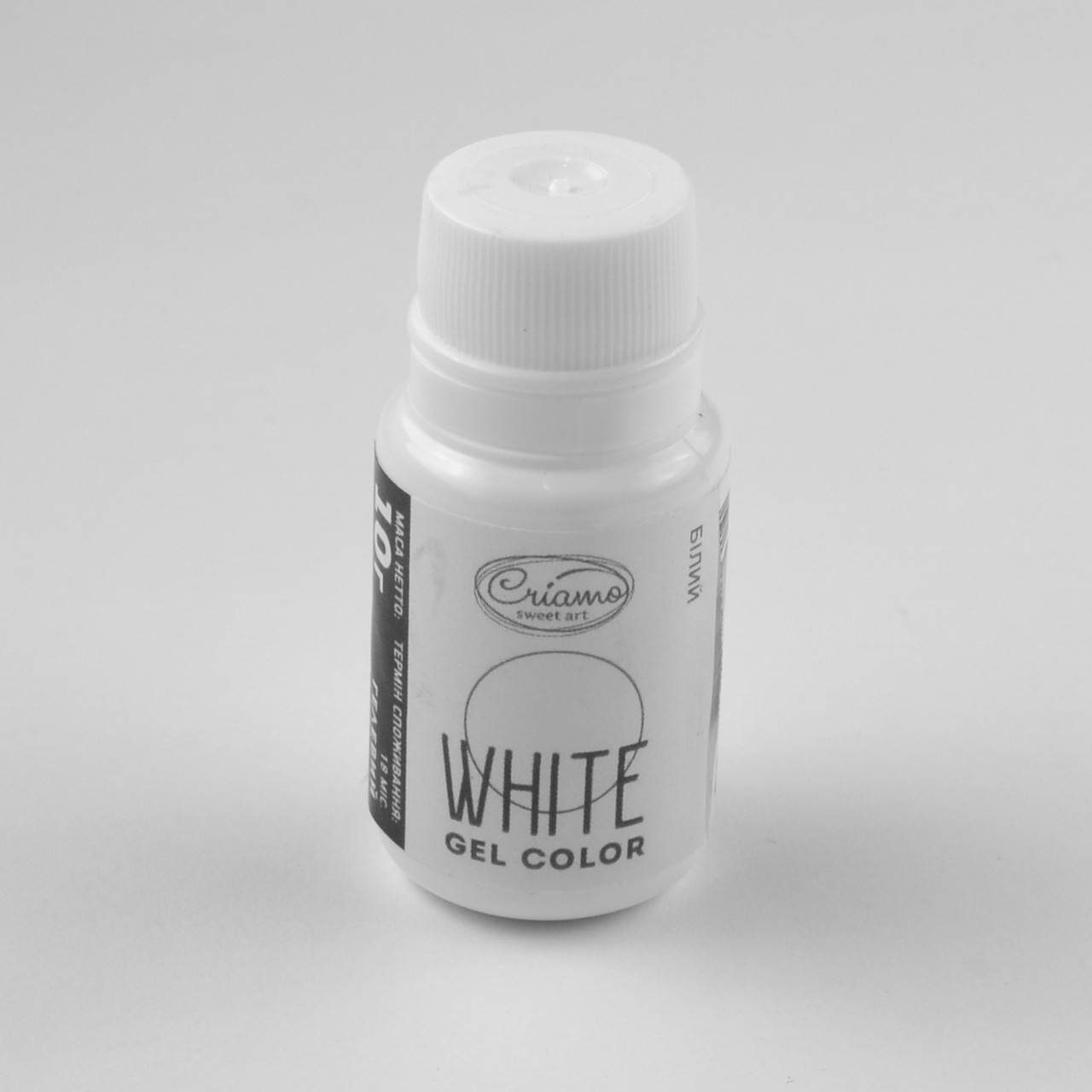 

Гелевый краситель Criamo mini Белый/White 10 гр