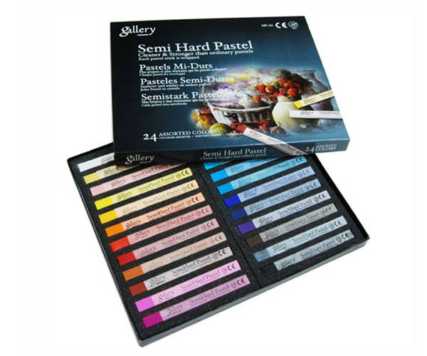 

Пастель суха, проф., напівтв., 24 кол., крадр, MPL-24, MUNGYO