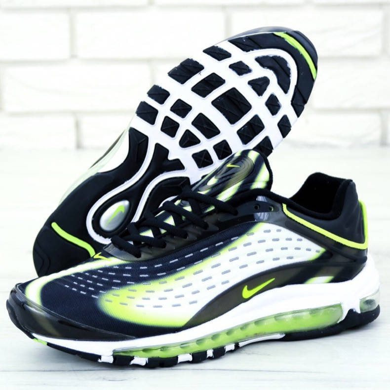 

Мужские кроссовки Nike Air Max Deluxe, черный, белый, желтый, Вьетнам, Разные цвета