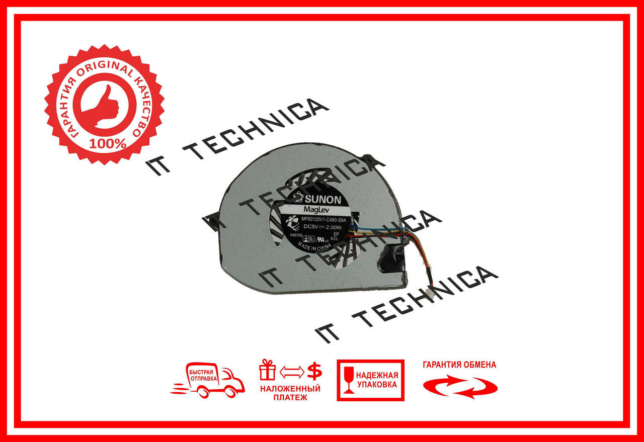 

Вентилятор ACER ASPIRE S3-331, S3-371, S3-391, S3-951, 4PIN (EG50050V1-C010-S9A 0.4A, 23.10569.001)