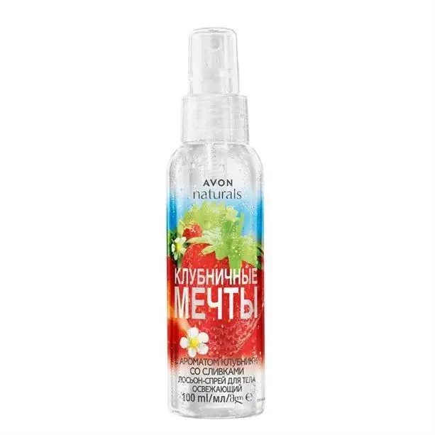 

Лосьон-спрей для тела Клубничные мечты Naturals Avon, 100 ml