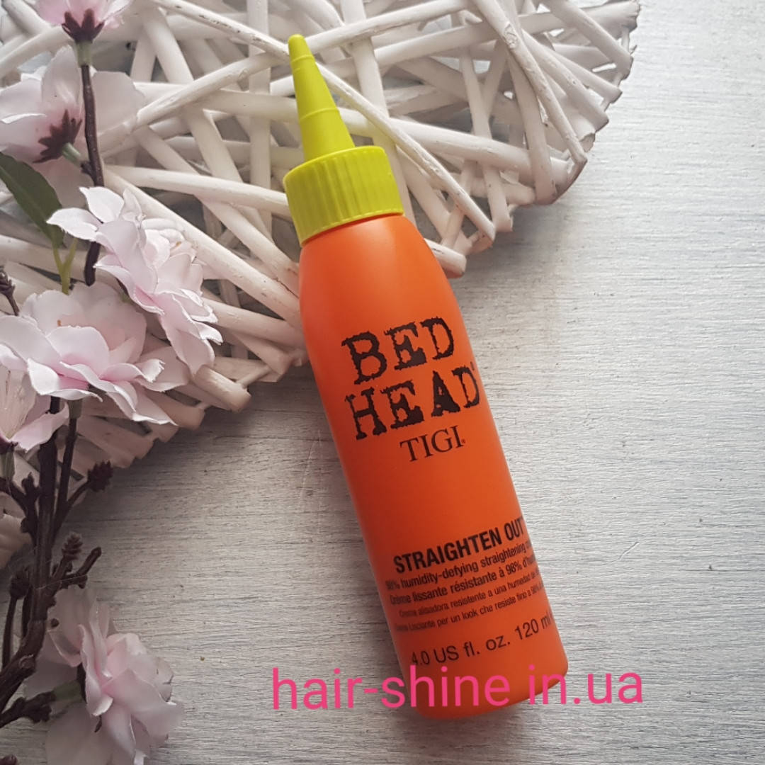 

Термоактивный разглаживающий крем для волос Tigi Bed head Straighten out 120 ml