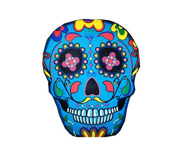 

Пляжный коврик подстилка покрывало рисунок череп 150 на 150