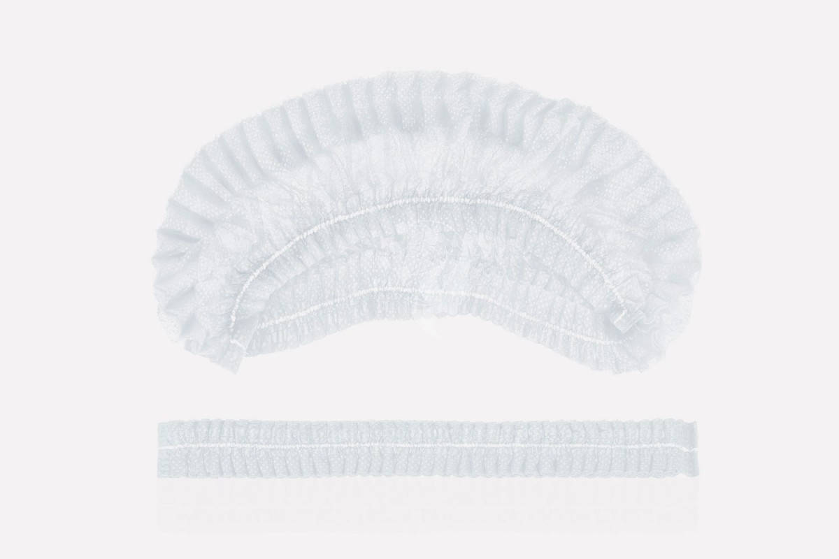 

Шапочка одноразовая, белого цвета, 100 штук в упаковке, производитель Украина 1039, Белый