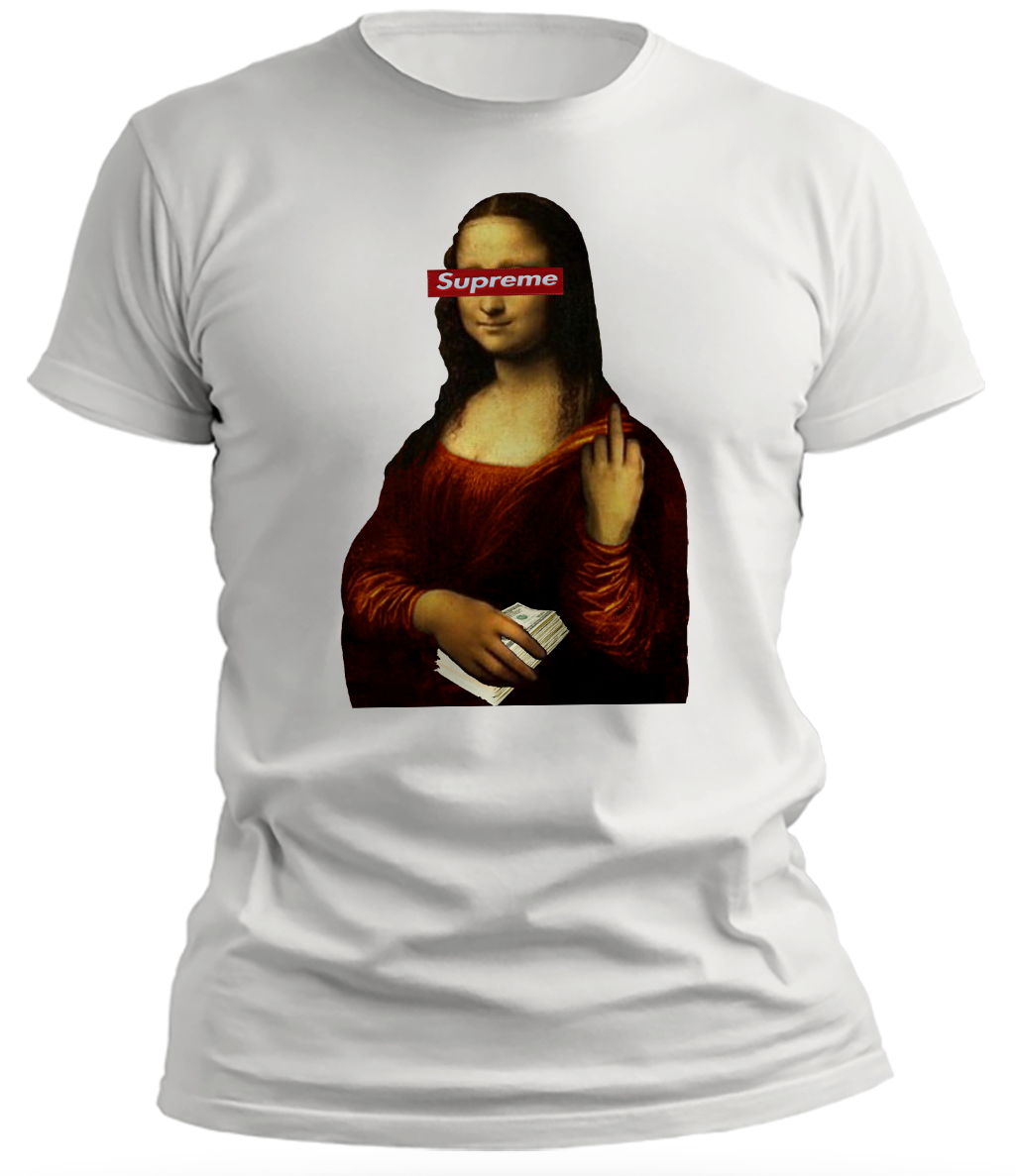 

Футболка мужская белая Supreme