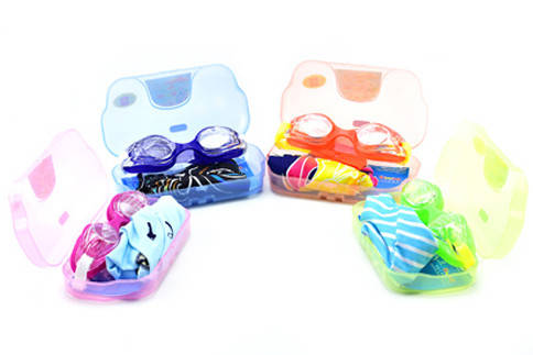 

Очки для плавания с шапочкой (5 цветов) TT14010