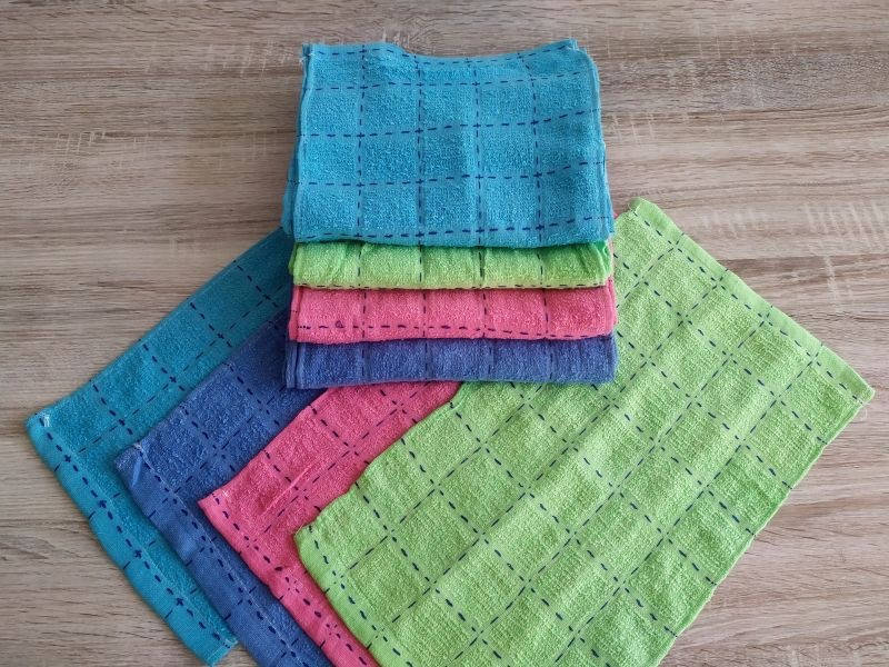 

Полотенце кухонное махра 40*25 см микрофибра , рушник кухонний махра для рук, кухні