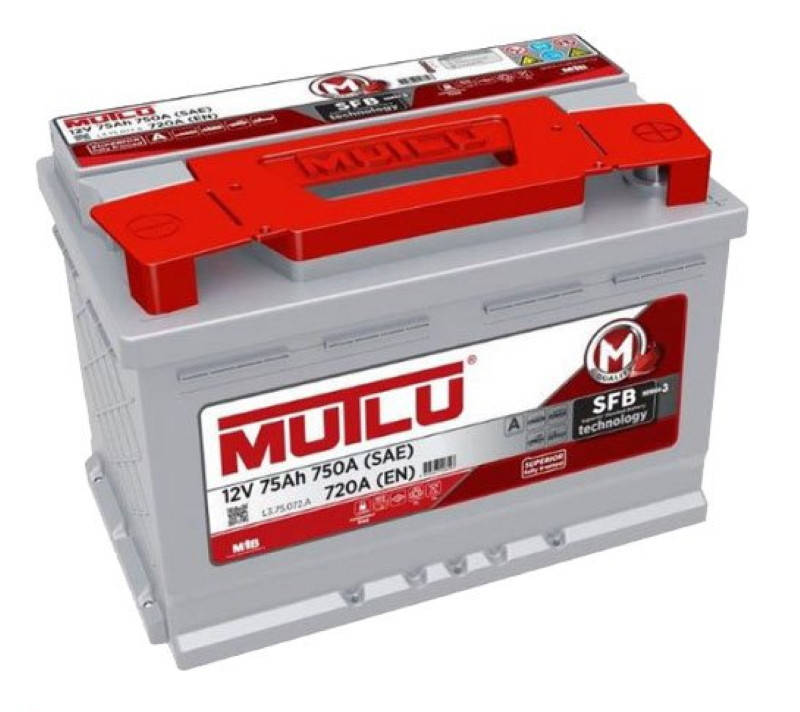 

Автомобильный аккумулятор MUTLU 6СТ-75 L3.75.072.A