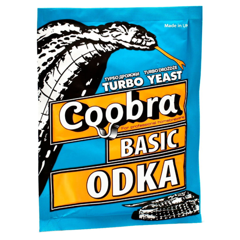 

Активные турбо дрожжи COOBRA BASIC ODKA (Срок годности - до 2023 года)