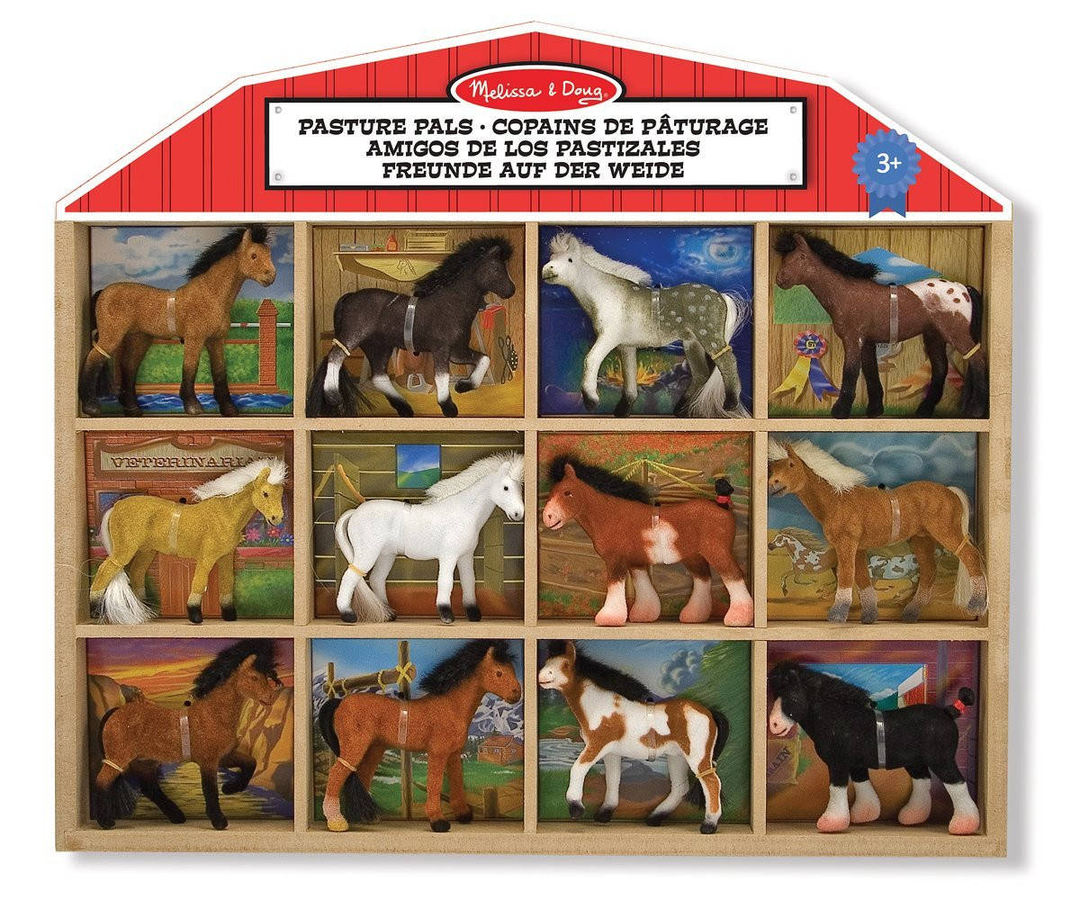 

Игровой набор Конюшня фигурки лошадей Melissa&Doug (MD10592)