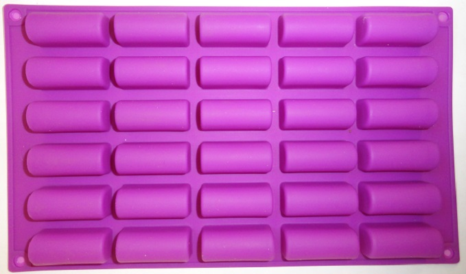 

Силиконовая форма для евродесертов и выпечки Батончики, Разные цвета