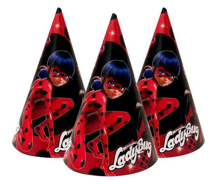 

Колпаки Леди Баг (LADY BUG) 10 шт в уп.