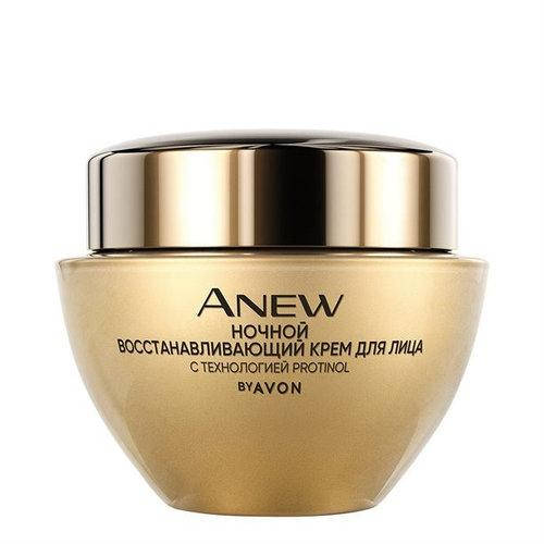 

Нічний відновлювальний крем для обличчя Avon Anew Ейвон Енью 45+ 50 мл