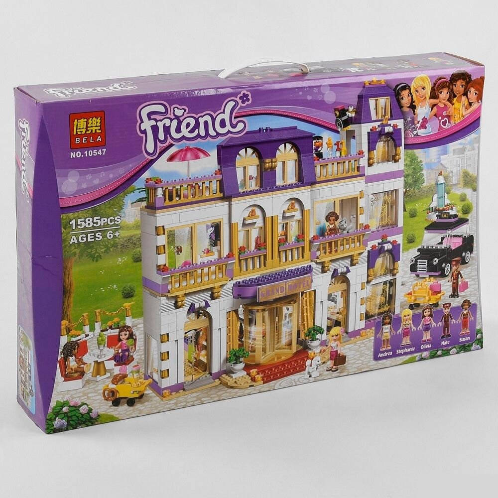 

Конструктор "Fr" 10547 "Гранд-отель в Хартлейке", 1585 деталей, Красный