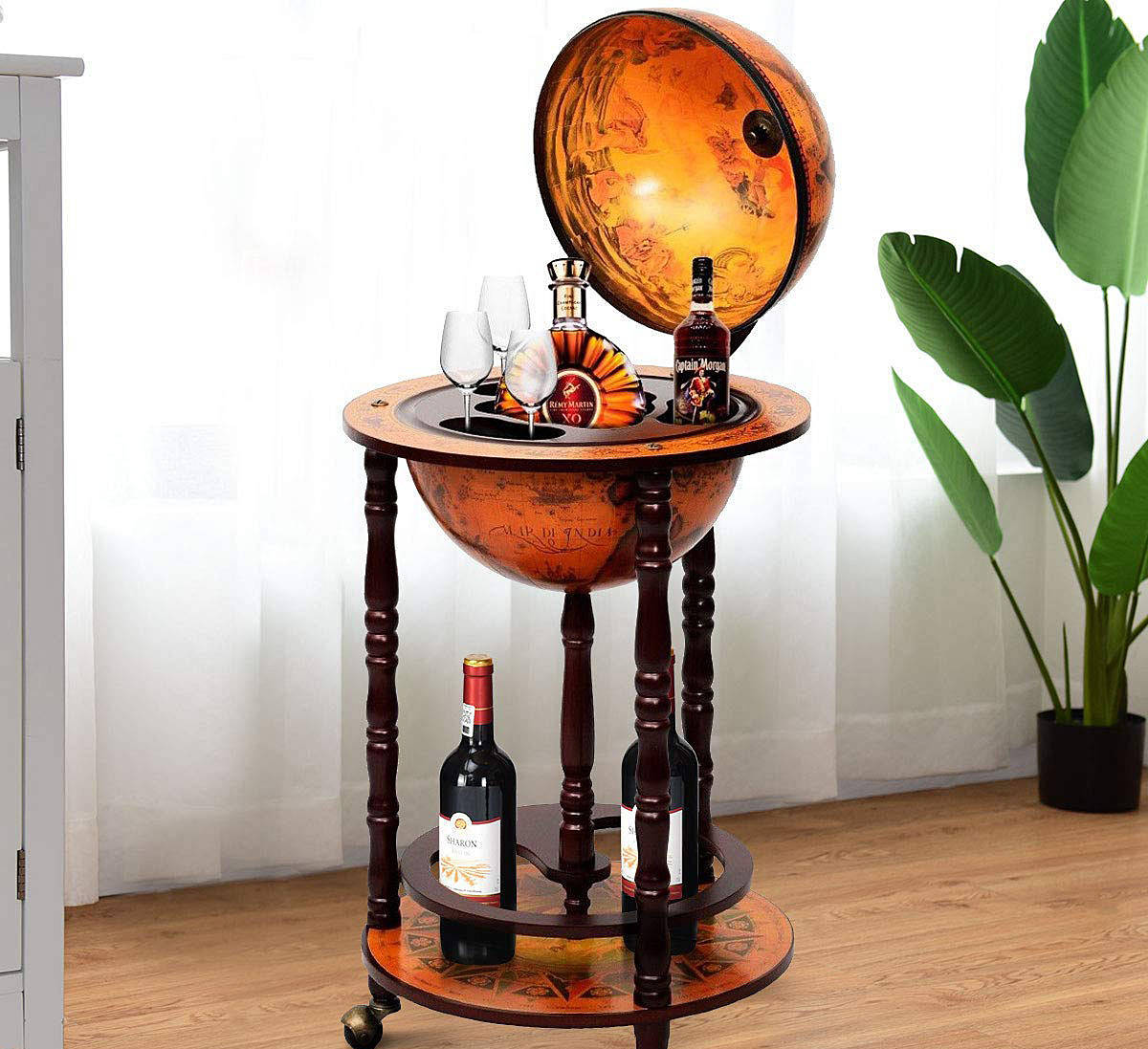 

Глобус бар напольный на 3-х ножках 330 мм коричневый