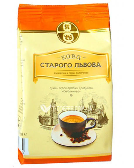 

Кофе молотый Кава Старого Львова "Сніданкова" ТМ Венский кофе 100 г