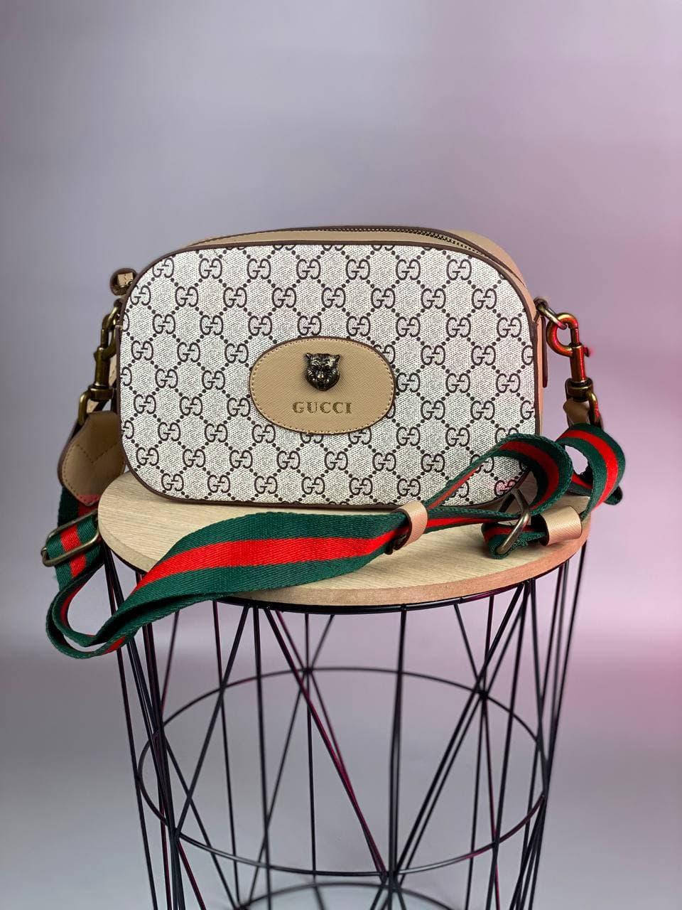 

Сумка женская Gucci Beige, бежевая женская сумка-клатч гуччи кожаная премиум качество, Бежевый