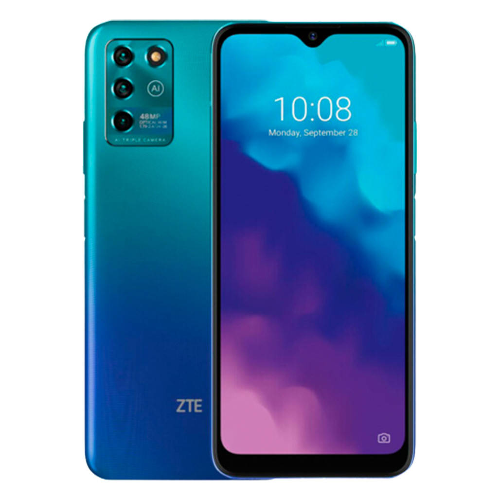 

Смартфон ZTE Blade V30 Vita 4/128GB (Blue) [67207], Голубой