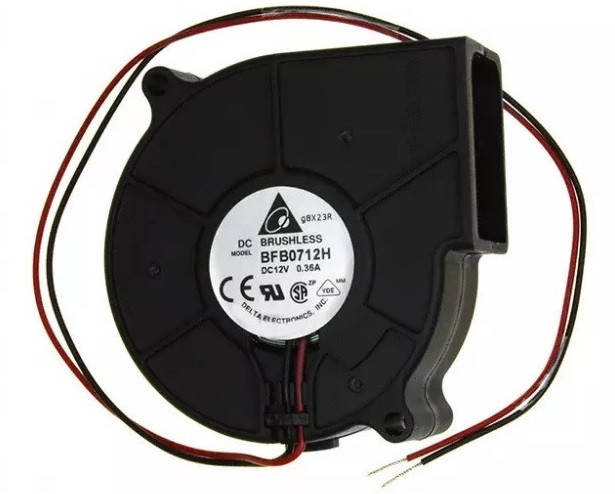 

Вентилятор, центробежный кулер ЧПУ Delta Electronics BFB0712H 75мм 12В 2пин