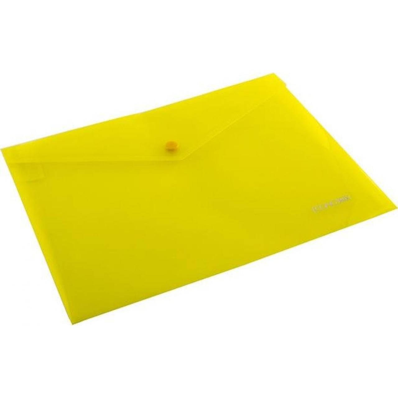 

Папка Economix B5+ на кнопке желтая E31302-05, Желтый