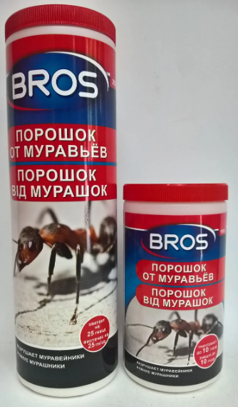 

Инсектицид Bros порошок от муравьев 250 гр