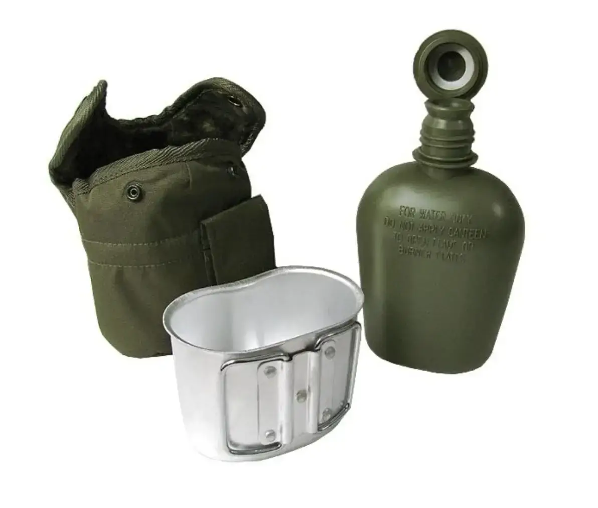 

Фляга военная тактическая Mil-tec 1 L, Оливковый