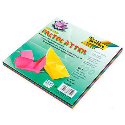 

Бумага для оригами ассорти, 20х20см, 100л