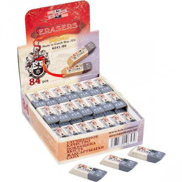 

Ластик 6541 /80 «Koh-i-noor» бело/серый, Разные цвета