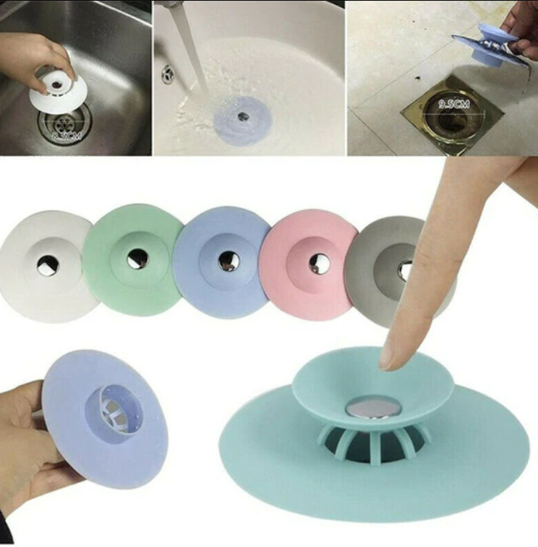 

Силиконовая пробка для раковины FLEX DRAIN STORE, фильтр-пробка