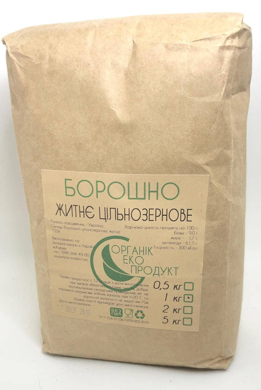 

Мука ржаная цельнозерновая, 1 кг "Мука, масло"