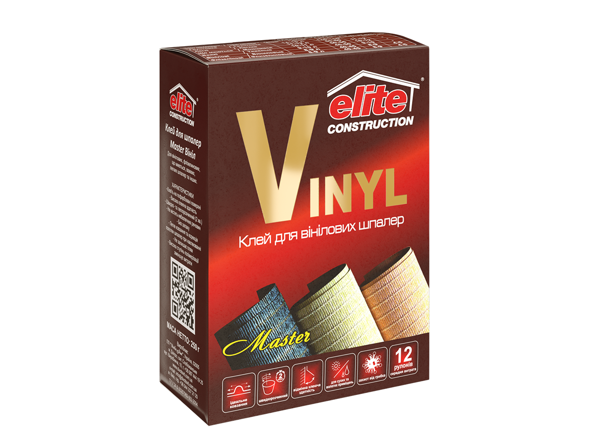 

Клей для виниловых обоев Master Винил 250 г Elite Construction