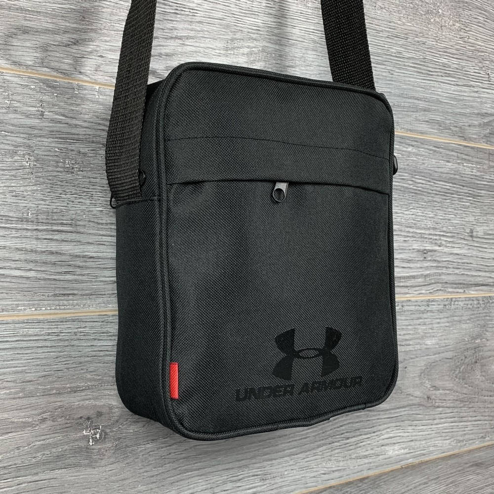 

Мужская сумка через плечо барсетка Under Armour текстиль черная, Черный