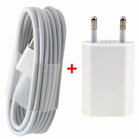 

Зарядное устройство 2в1 + USB кабель IPHONE 6, 6S, Белый