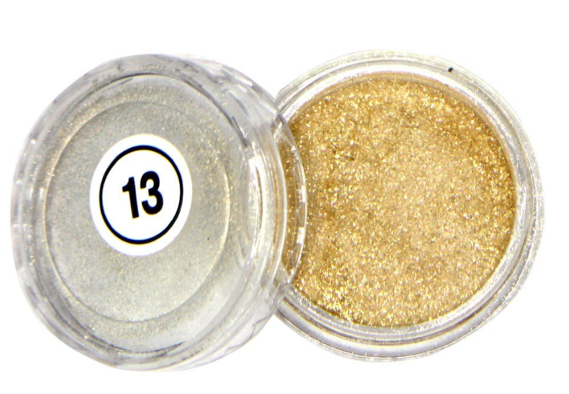 

Акриловая пудра My Nail №13, 2 г (золотая), Золотистый